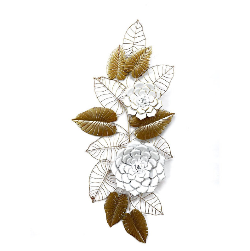 Bungalow Rose Metal Flower Wall Art & Reviews Wayfair